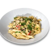 Creamy Chicken Mushroom Pasta